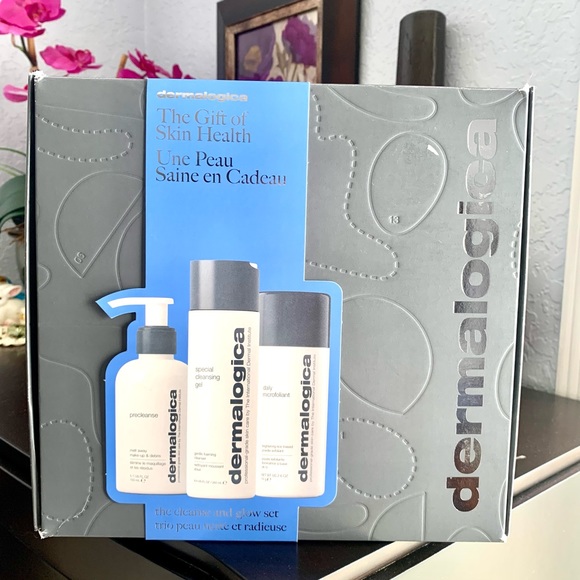dermalogica Skincare Dermalogica The Cleanse And Glow Setall Full Size Poshmark